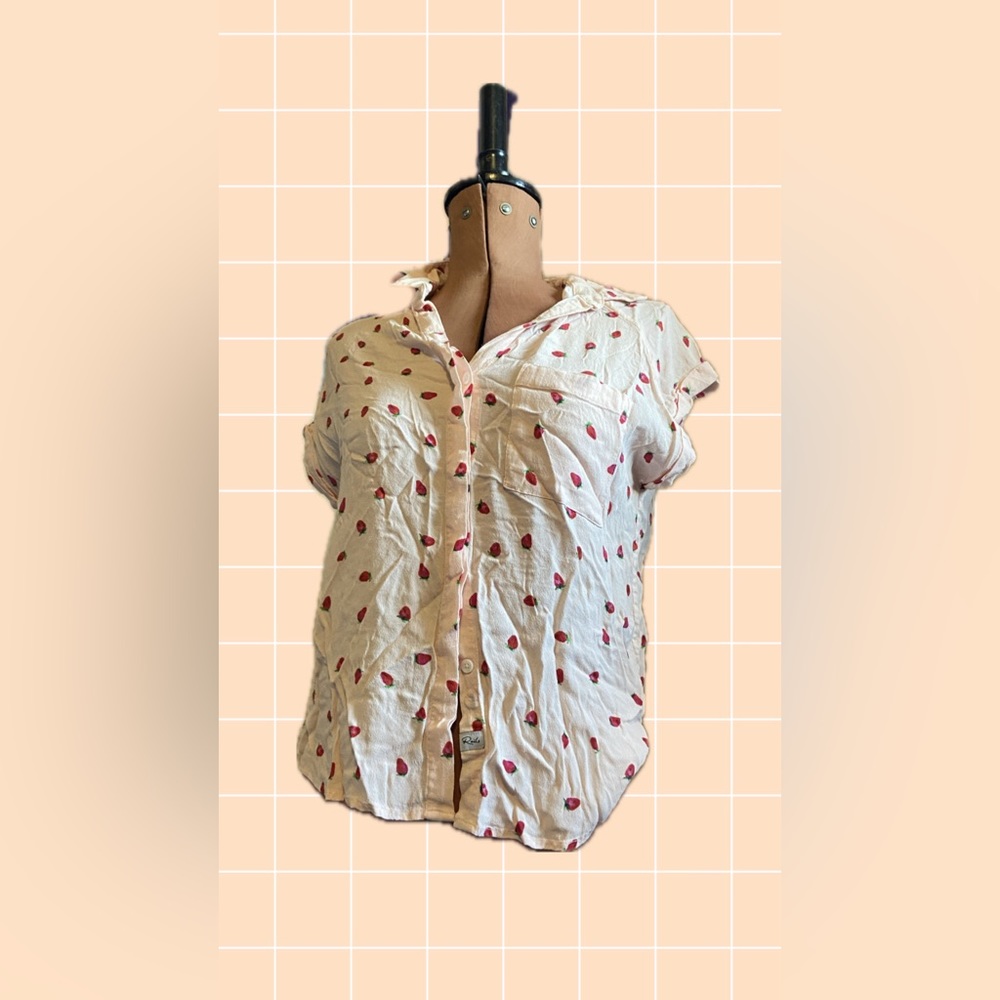 Rails Strawberry Blouse
